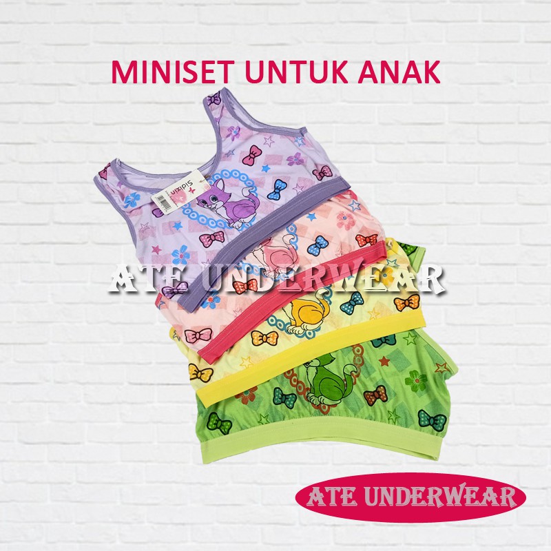 AT94-Bra miniset untuk anak - miniset karakter