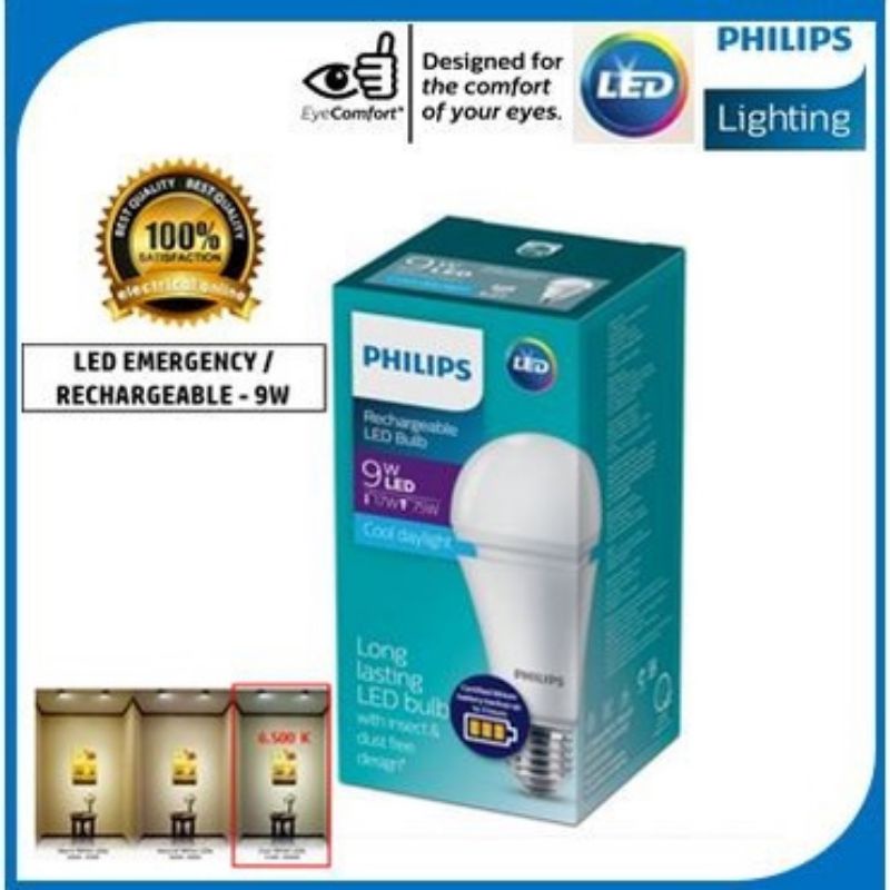 Lampu Emergency Led 9 watt Philips
