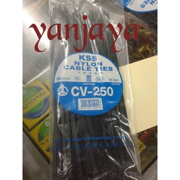 

READY KSS NYLON CABLE TIES CV-250/25CM X 4,8MM HITAM BERKUALITAS