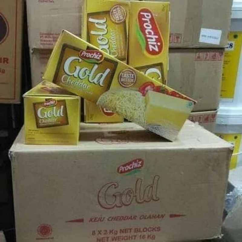 

Keju Cheddar Prochiz Gold 2 Kg