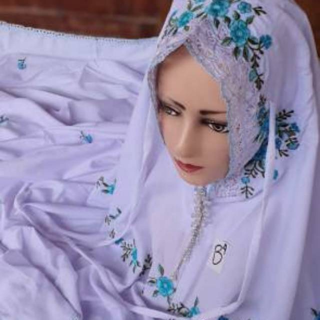 Mukena Lajur/Terusan Bordir Kudusan