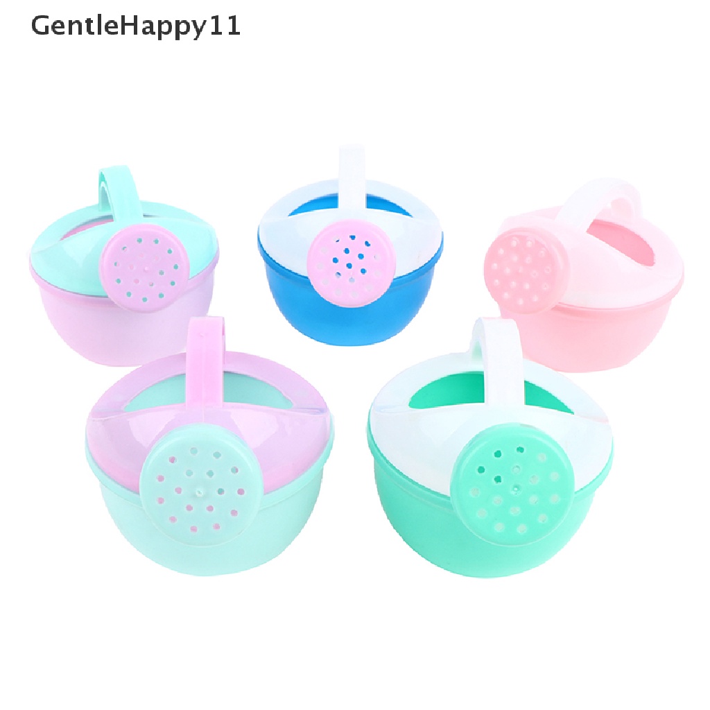 Gentlehappy Mainan Mandi Bayi Warna-Warni Plastik Watering Can Watering Pot Bath Toy Untuk Anak Gif