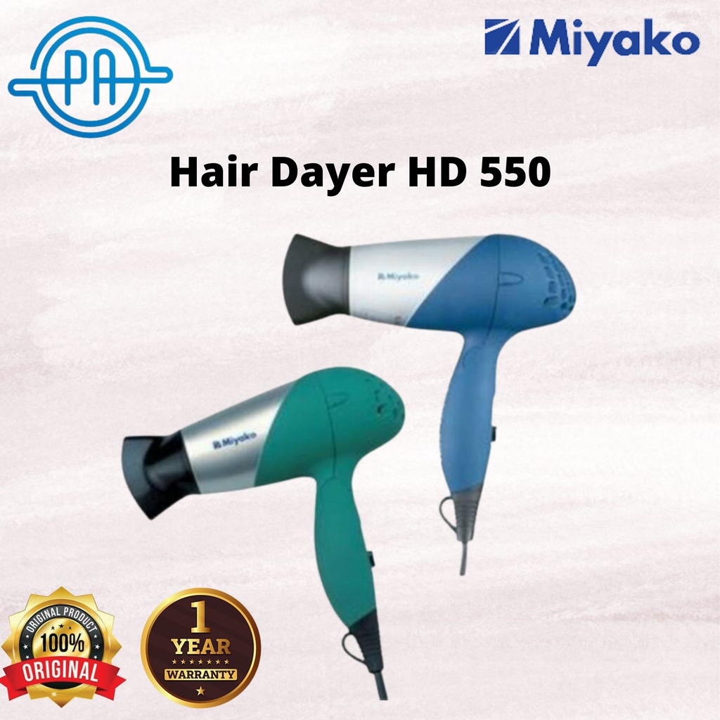 HAIR DRYER MIYAKO HD-550 / HD 550 BERGARANSI