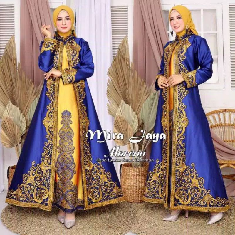 REALPICT PRODUK ORIGINAL/KEBAYA MORENA/GAMIS TAFETTA/BY MIRA JAYA