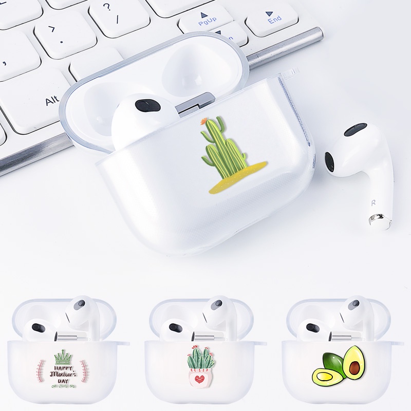 Casing Silikon TPU Motif Bunga Untuk Apple Airpods 3