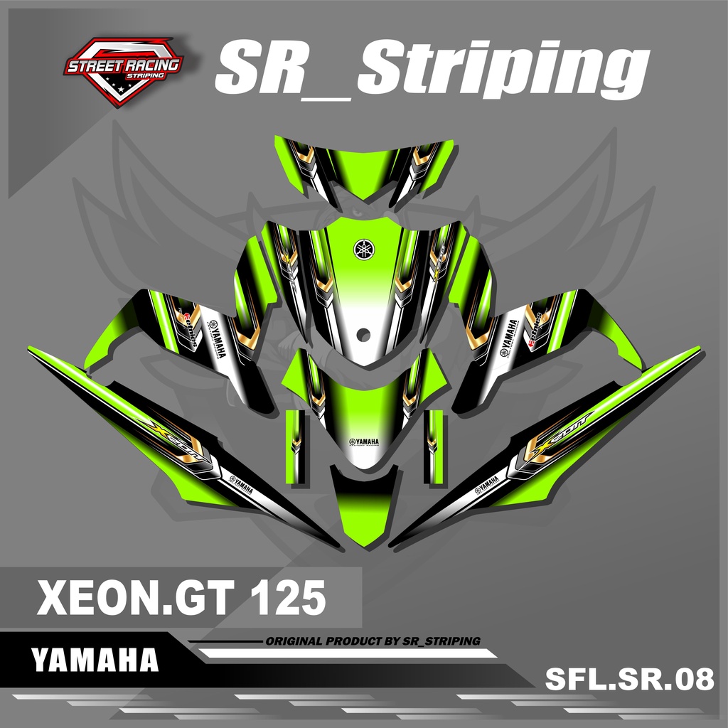 Decal Full Body XEON GT 125 / Variasi XEON GT 125 / XEON GT 125 / Stiker XEON GT 125 / Striping Moto