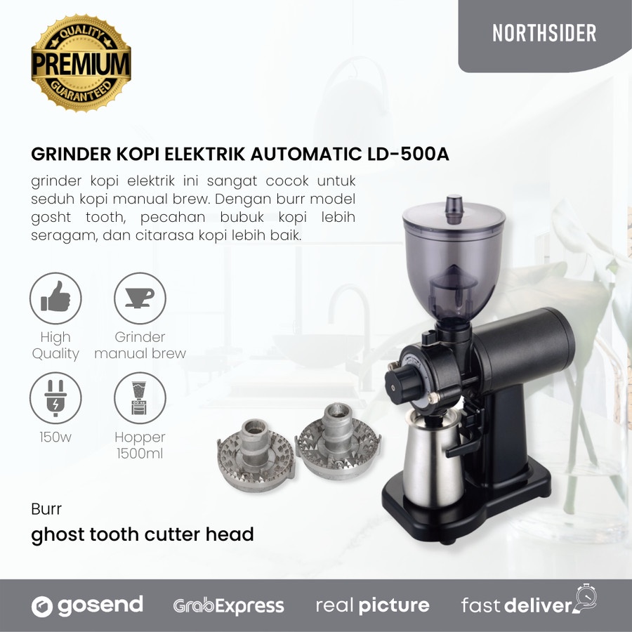 COFFEE GRINDER KOPI ELEKTRIK AUTOMATIC -PENGGILING KOPI LD-500A