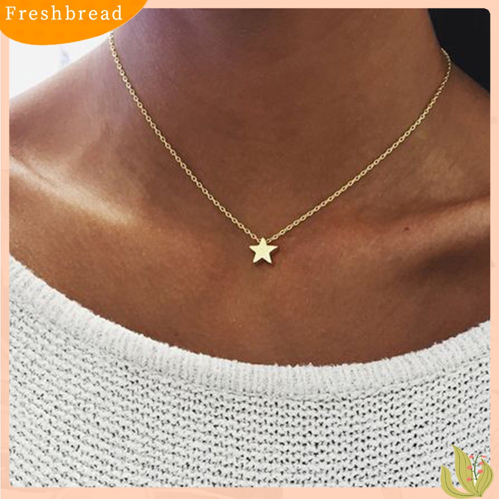 【Fresh】❀Fashion Women Star Charm Pendant Alloy Chain Necklace Wedding Party Jewelry Gift