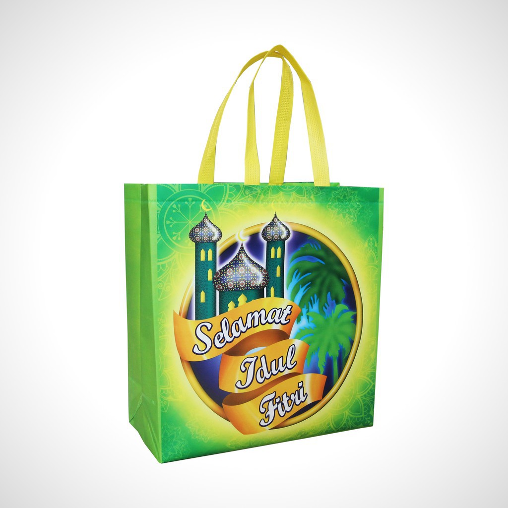 

[COD] Tas Lebaran-Hlb Laminated Bundar Emas 38 x 35 x 15