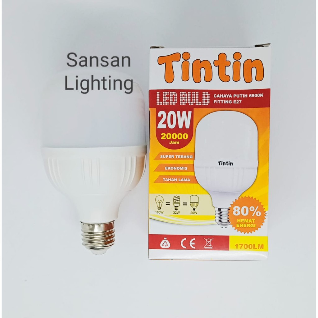 Lampu Led Tabung 20 Watt Tintin