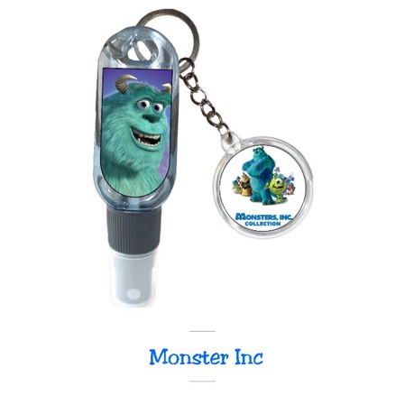 HAND SANITIZER MONSTER INC CHARACTER/SPRAY 30ML FREE ISI+GANCI