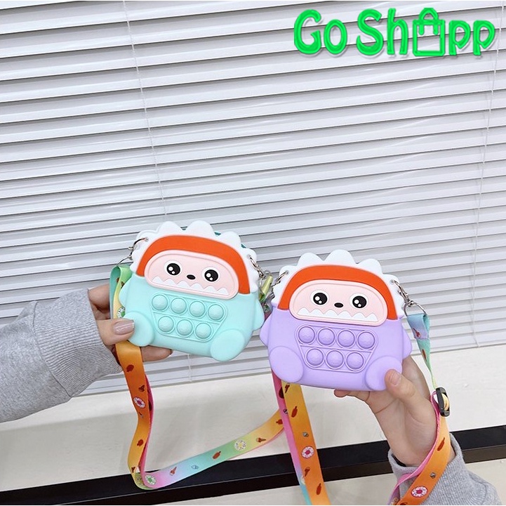 Tas Pop it Anak Karakter Lucu Import - Tas Selempang Anak Karakter Lucu - Tas Pop It Terbaru Import - Tas Anak Lucu Pop It Fidget Toys [JL17]