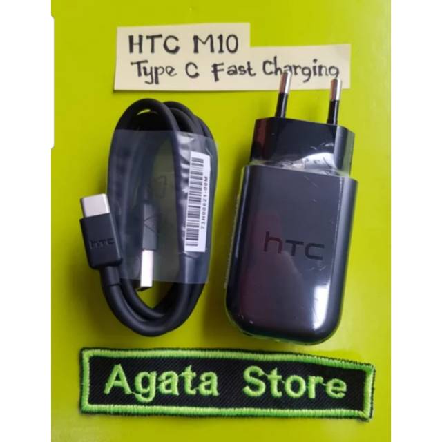 Charger Carger HTC M10 / U play / U11 Type C Original Fast Charging HTC Tipe C Ori New
