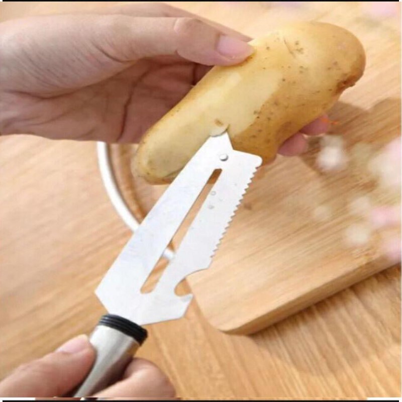PEELER BUAH STAINLESS STEEL - PELER PARUTAN BUAH - PENGUPAS BUAH - SAYUR - APEL - WORTEL - PARUT KENTANG