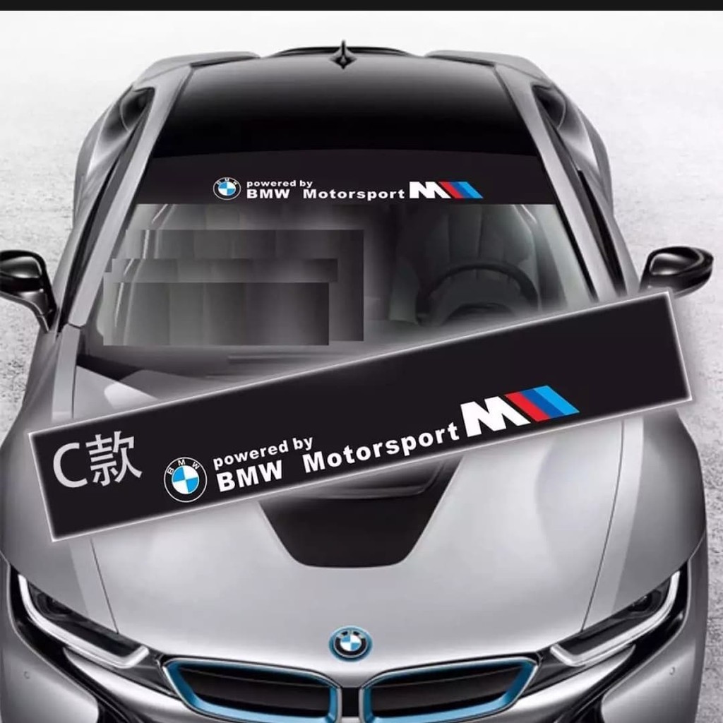 BW32 BT Stiker mobil bmw sticker kaca depan mobil bmw sticker kaca mobil sticker mobil bmw