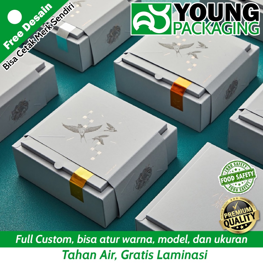 

Custom Packaging Bird Nest Box Super Eksklusif Kemasan Sarang Walet