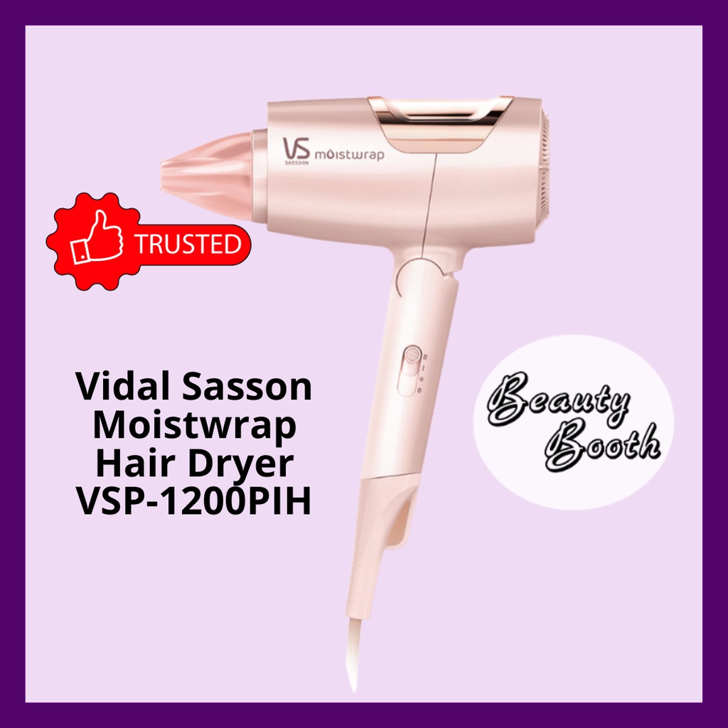 Vidal Sasson Moistwrap Hair Dryer VSP-1200PIH / Vidal Sasson Moistwrap 2-in-1 Hair Styler