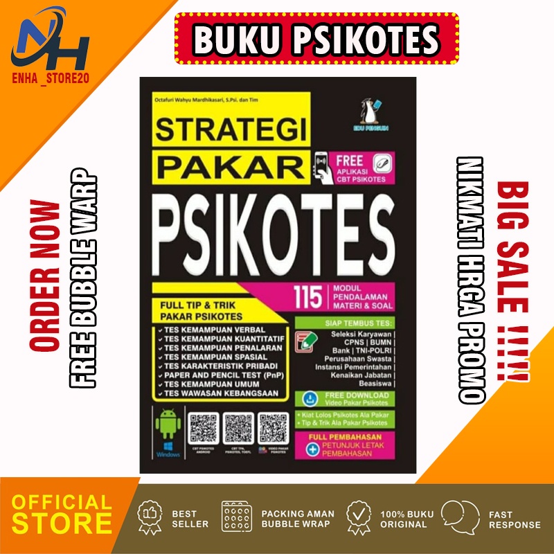 Buku Tes Masuk Lolos Ujian IPDN STAN TNI POLRI Strategi Pakar Psikotes Terbaru Terupdate Murah Ori
