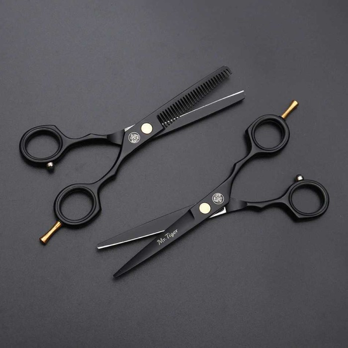 MrTiger Gunting Premium Rambut Professional Barber Scissors 2 PCS Ori