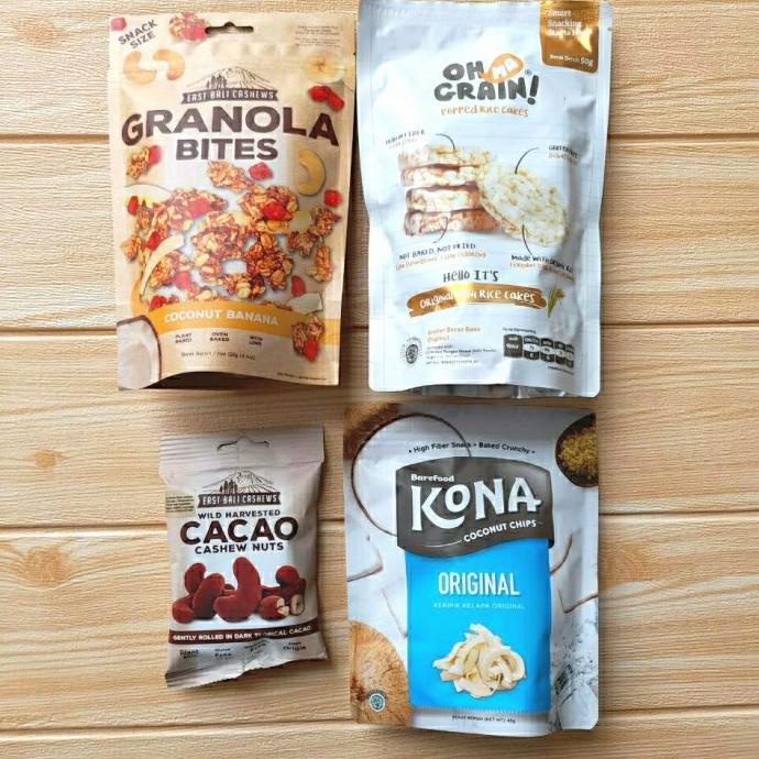 

Paket Local Healthy Snack Cemilan Sehat Tanpa Goreng (Granola, Cashew
