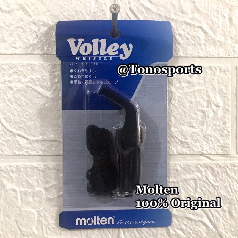 ASLI ORIGINAL WHISTLE VOLI VOLLEY MOLTEN Peluit Wasit Bola Voli Voly Original Dijamin Futsal Tenis B