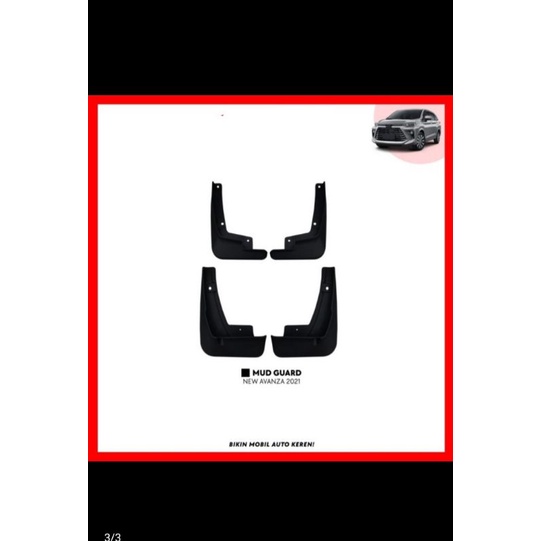 mud guard karpet lumpur mobil avanza xenia 2022-2025