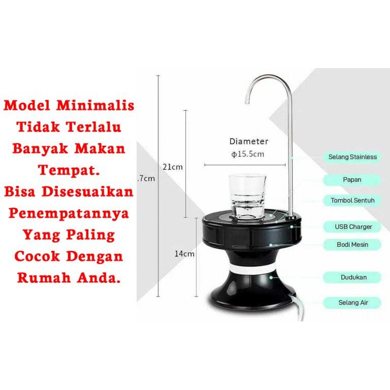 EAZY Water Kit Ganti galon tidak makan tempat dan mudah