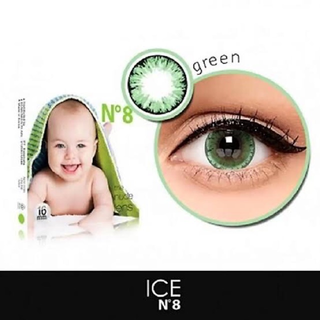 ICE N8 Softlens Big Eyes dia 16mm minus dan normal