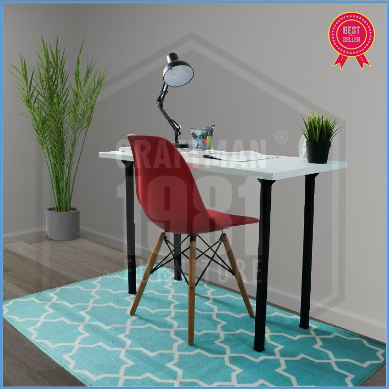Meja Kayu Officetable Kerja Komputer Tulis 100x60 Simple Murah Minimalis