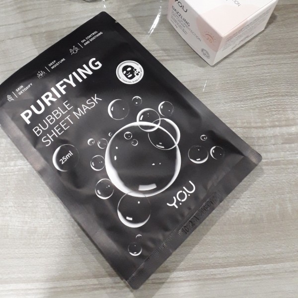 YOU Bubble Detox Purifying Bubble Sheet Mask Y.O.U Bubble Sheet Mask
