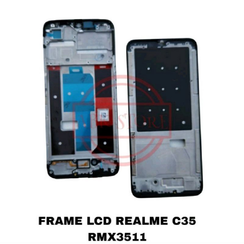 FRAME LCD TATAKAN LCD TULANG LCD REALME C35 ORIGINAL