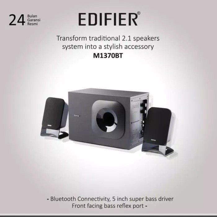 edifier m1370bt 2.1 bluetooth speaker