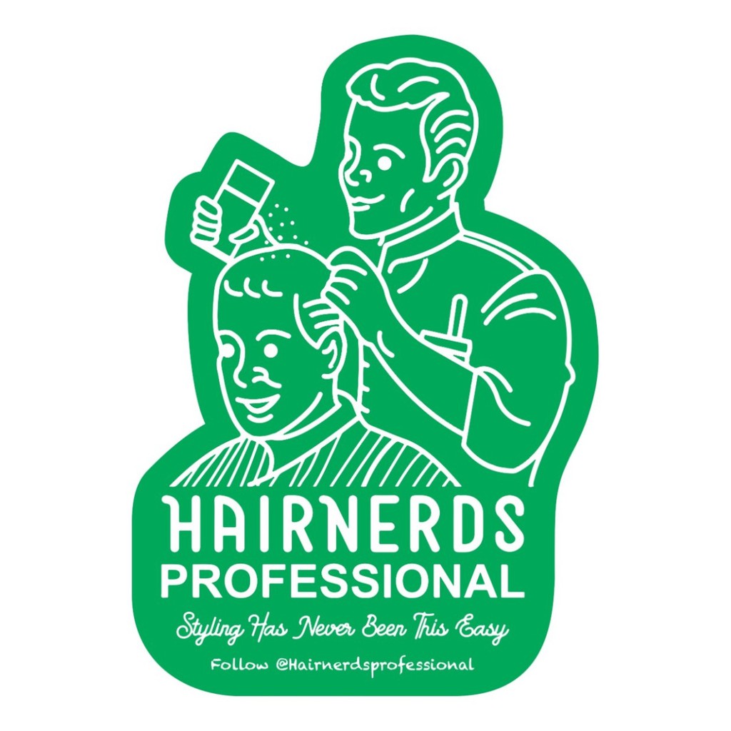 HAIRNERDS Professional Hair Styling Powder - Bubuk Bedak Powder Styling Rambut Pria FREE SISIR