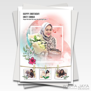  Cetak  Foto  8R  10R Desain Custom Foto  Mozaik Kolase 