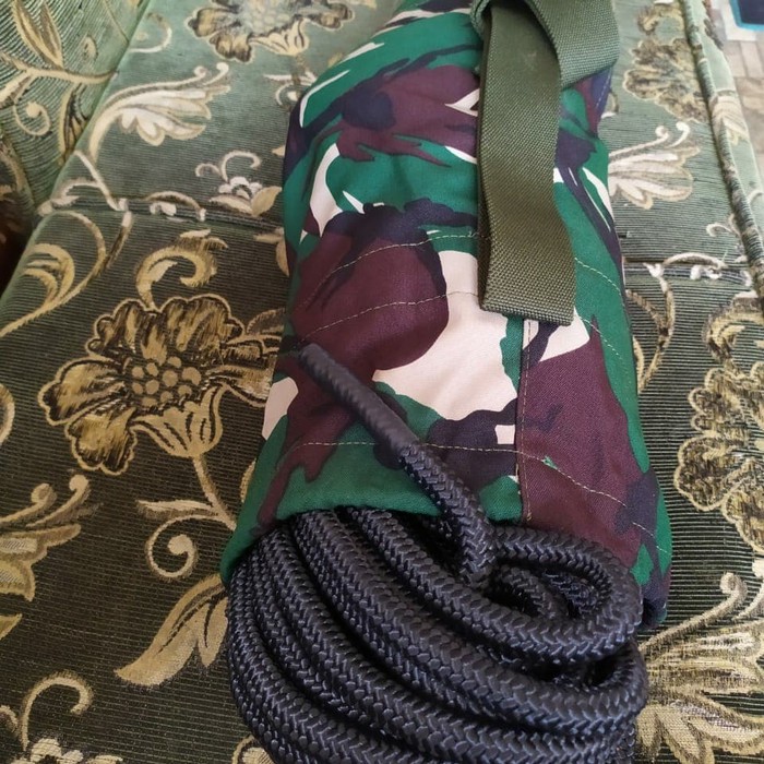 Tali Karmantel Rope 10,5mm x 50m Jatah TNI Semi Statis