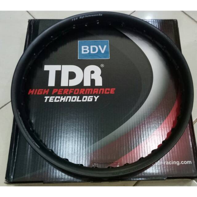 Velg TDR 185 X 17 U Shape Hitam (185 Ring 17)