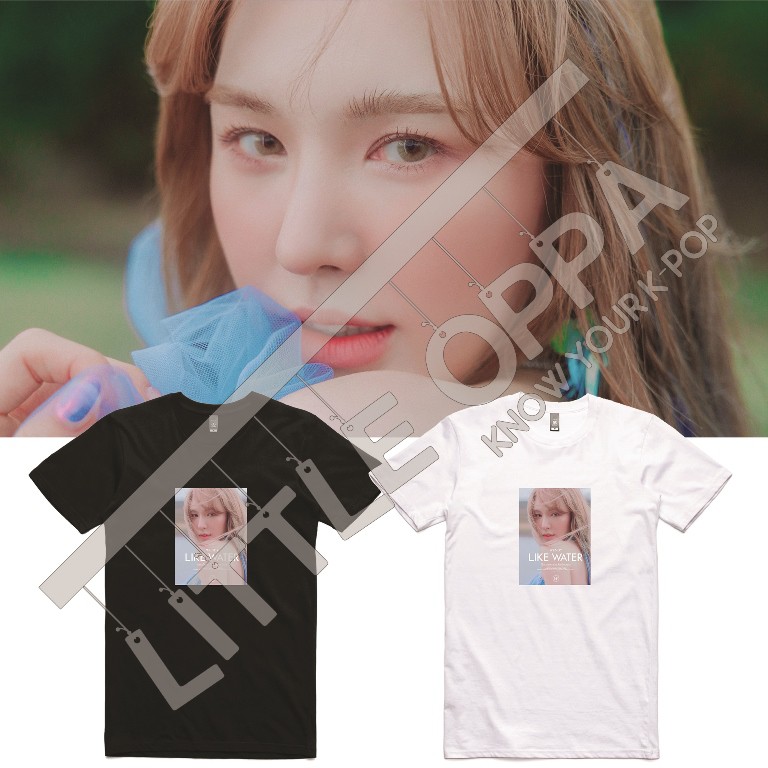 BAJU KAOS RED VELVET WENDY LIKE WATER ALBUM POSTER T-SHIRT