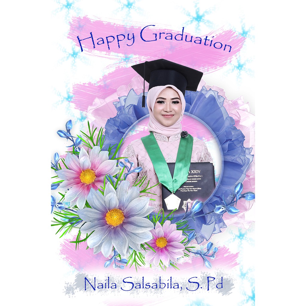  Desain  Foto  Backgorund Kado Custom Untuk Wisuda Pernikahan  