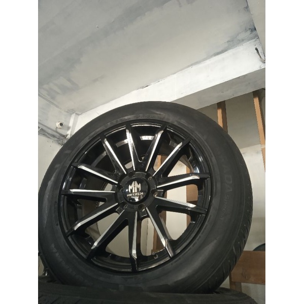 Mayhem ring 20 lebar 9 pcd 6x139 Ban Yokohama 275 55 r20 cocok pajero fortuner hilux