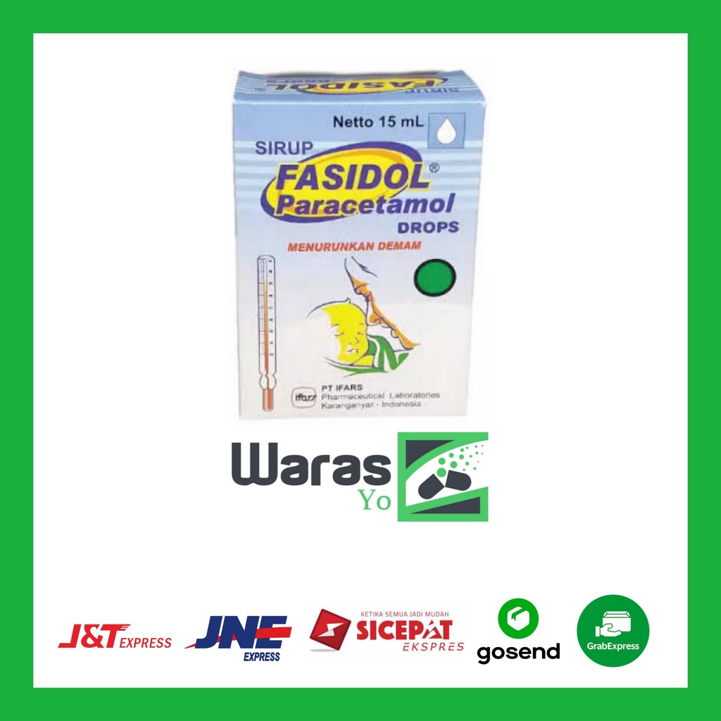 [SW] Fasidol Drops Botol 15 ml - Sirup Paracetamol Untuk Demam Bayi