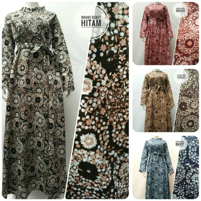 

Katun jepang ori motif Krans buket. Kiky collection