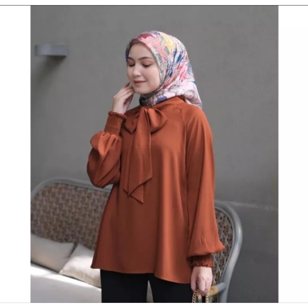 ZAKIA BLOUSE/atasan terbaru/atasan termurah/blouse lucu/vintage/terlaris