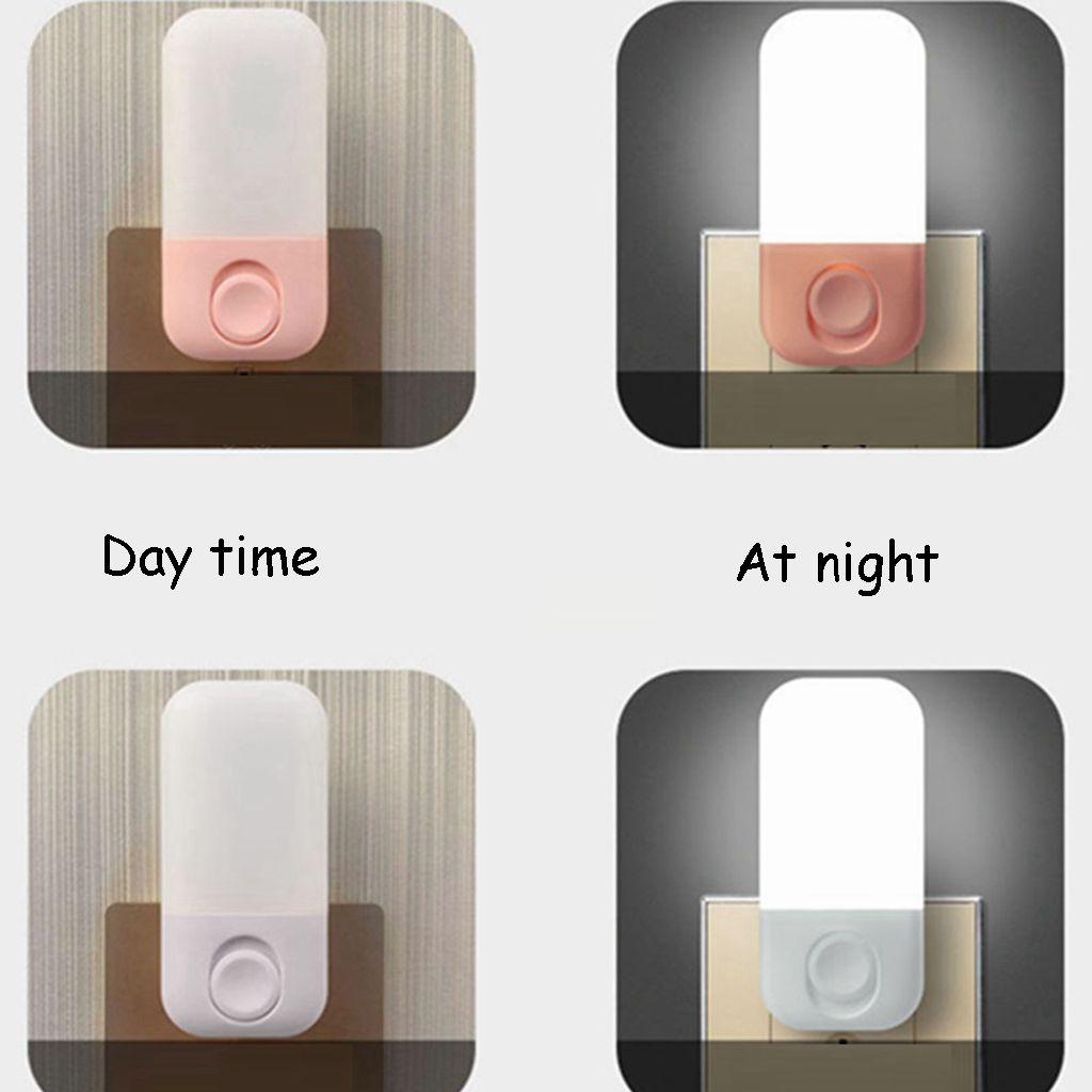【 ELEGANT 】 Lampu Tidur Hemat Energi EU/CN Plug Dimmer LED Plug-in Saklar Manual Penerangan Rumah