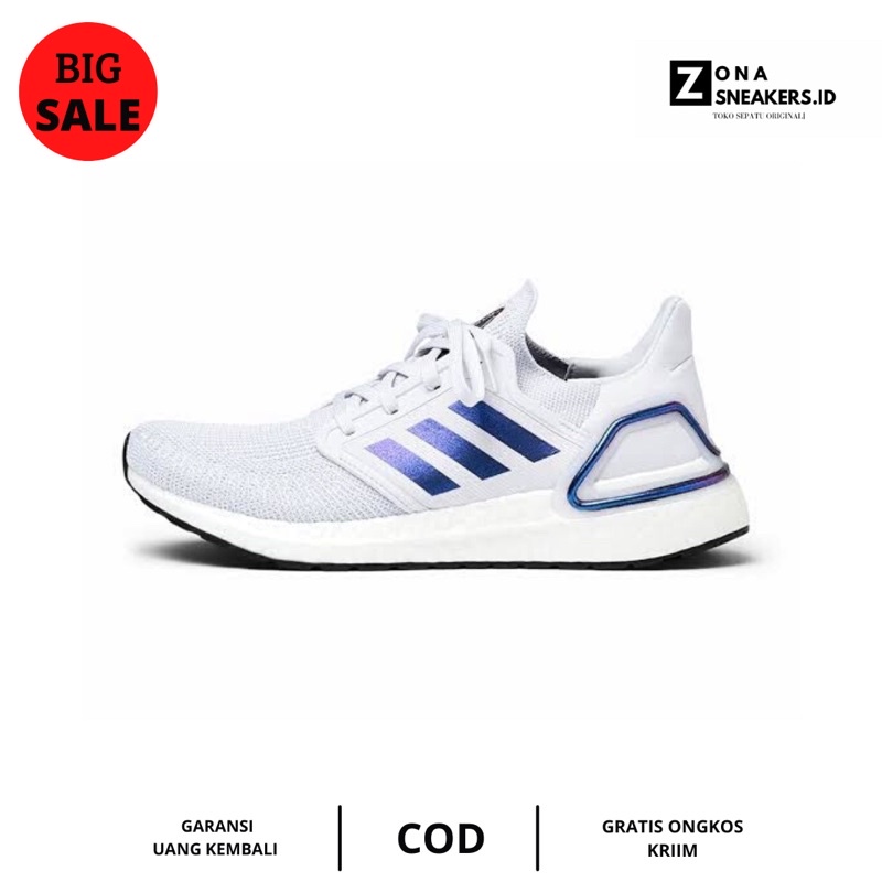 ADIDAS ULTRABOOST 20 DASH GREEY BLUE || SEPATU ADIDAS 100% ORIGINAL
