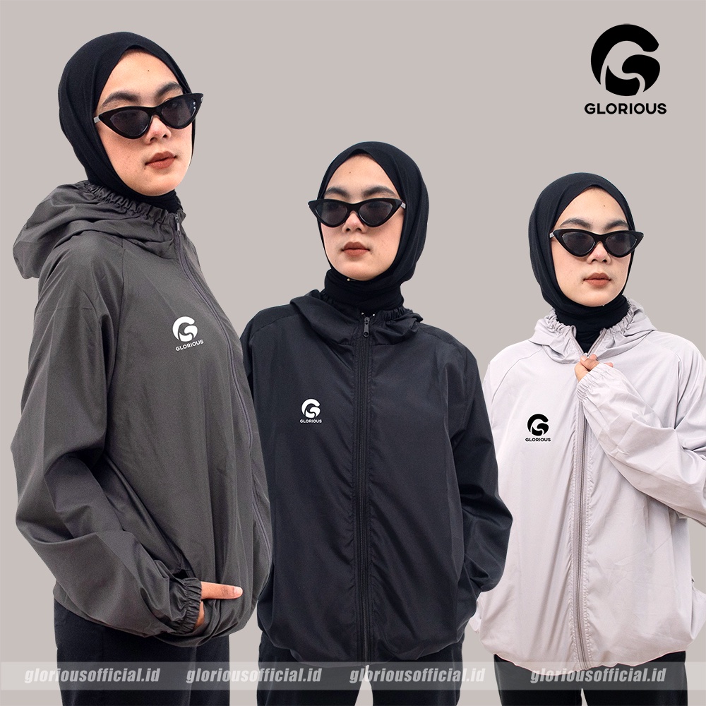 TERMURAH Jaket Parasut Olahraga, Sauna Suit, Jogging, Lari, Bersepeda, Despo, Gym Fitnes, Senam, Pria/Wanita