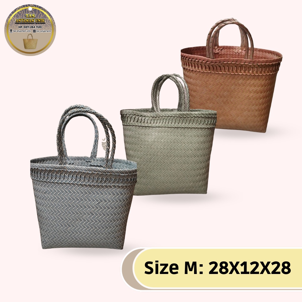 Tas Lurik Magelangan Size M/ Tas Lurik Tanggung/ Tas Lurik Jumbo/ Tas Lurik Polos/ Tas Belanja Pasar