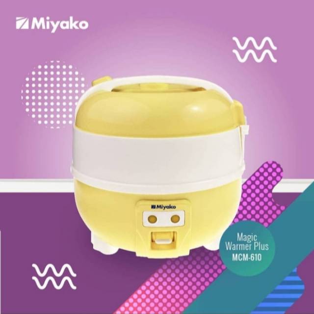 rice cooker mini miyako 1 liter mcm 610 penanak nasi miyako mcm610 sni