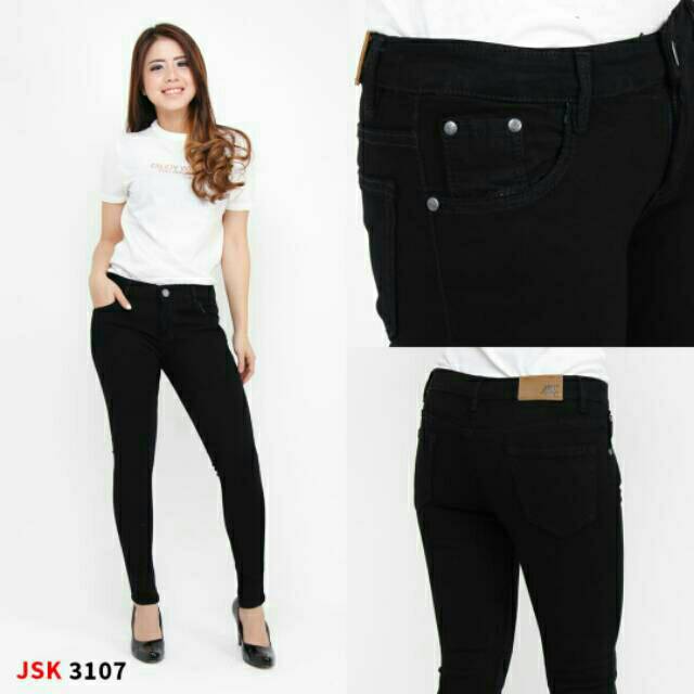  BISA COD 27 42 Celana  Panjang  Skinny Soft Jeans Cewek 