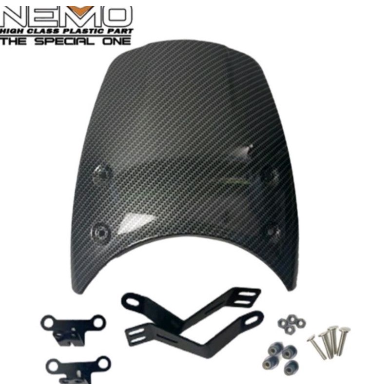 Windshield XSR 155 Visor XSR 155 Windshield Yamaha XSR 155 Visor Yamaha XSR 155 carbon