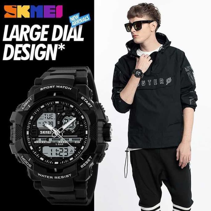 Jam Tangan Pria Murah Skmei S Shock - Biru